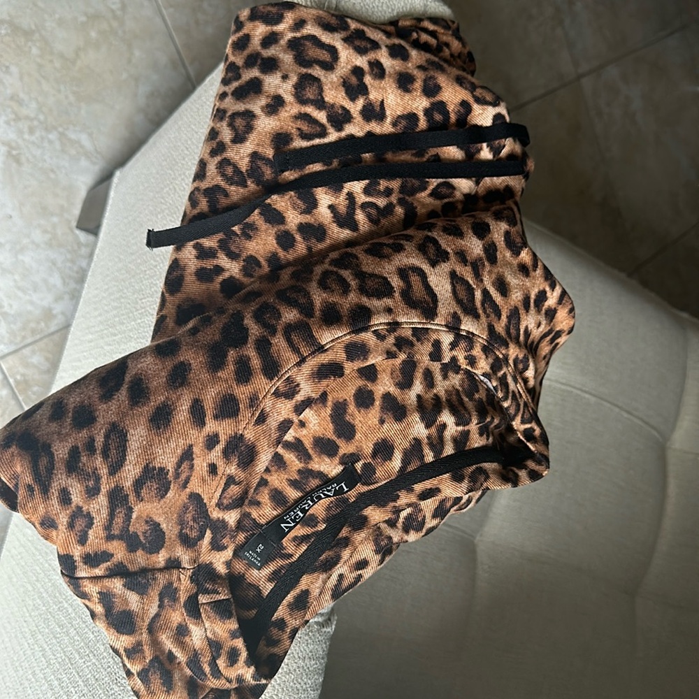 Long sleeve leopard PJ